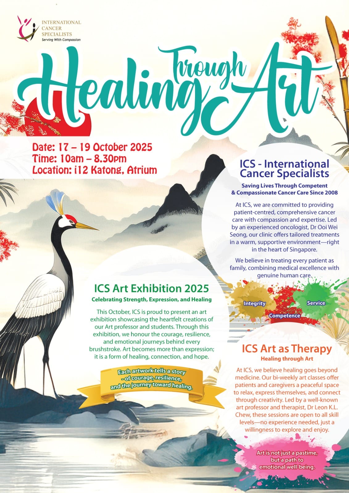 ICS Art Exhibition 2025 at i12 Katong X ICS Book Launch - International ...